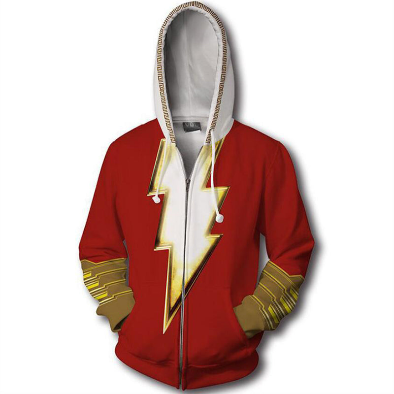 Shazam Hoodie Billy Baston Hoodie Zip Up Hoodie icoshero