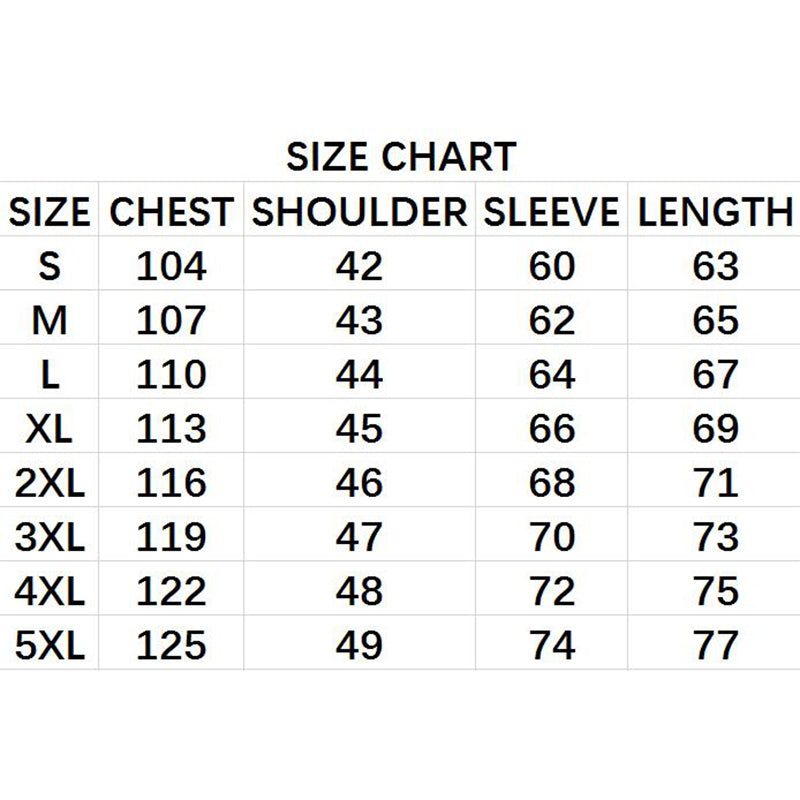 Joggers Size Chart -  UK