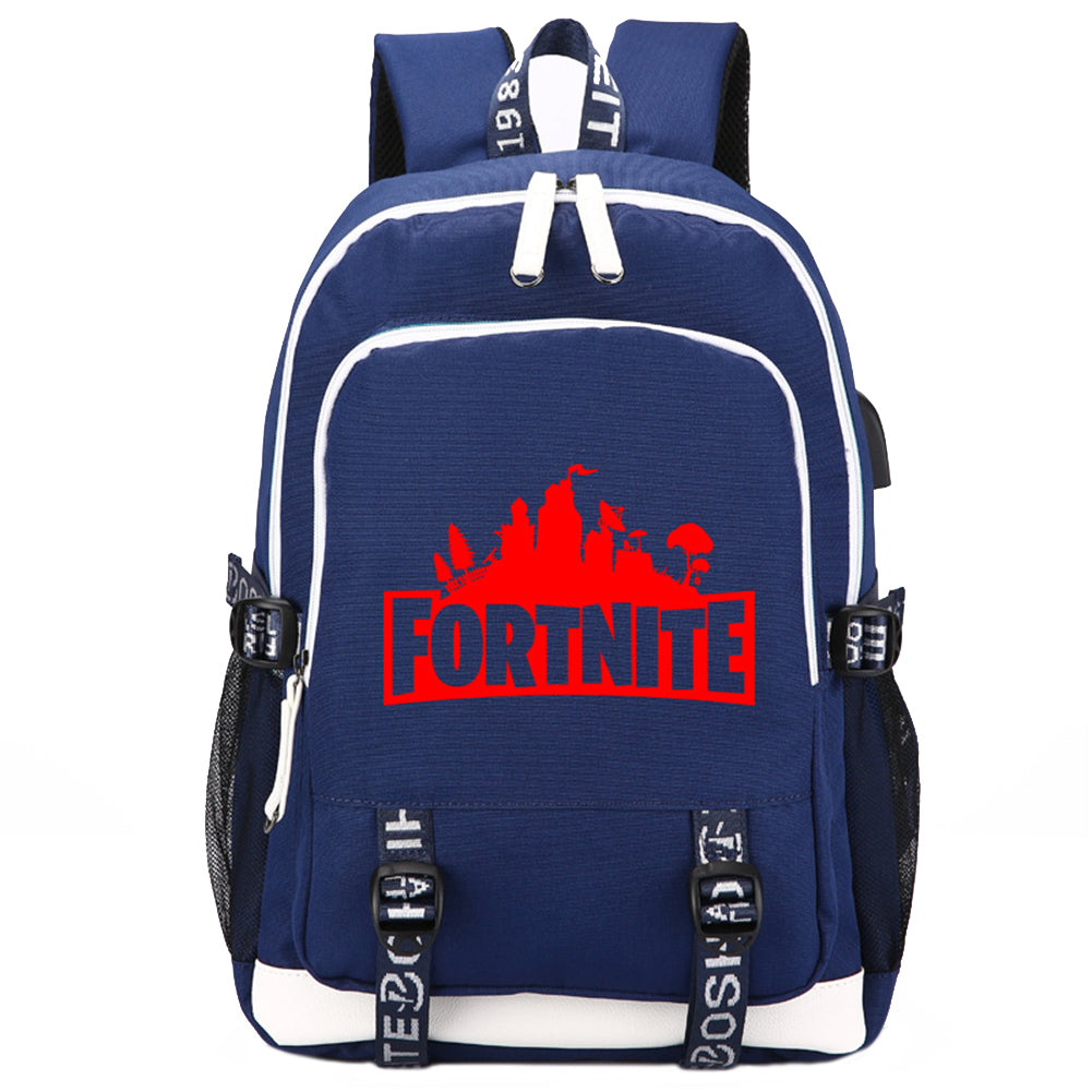 Game Backpack Fortnite Backpack Luminous USB Backpack Teens Bag icoshero