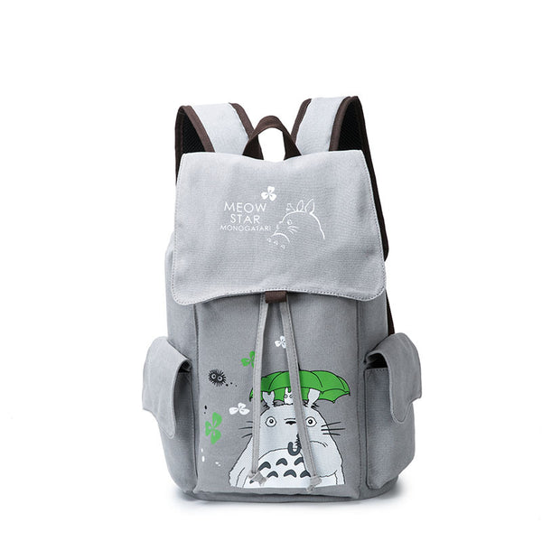 Anime Comics Totoro Drawstring Backpack - icoshero